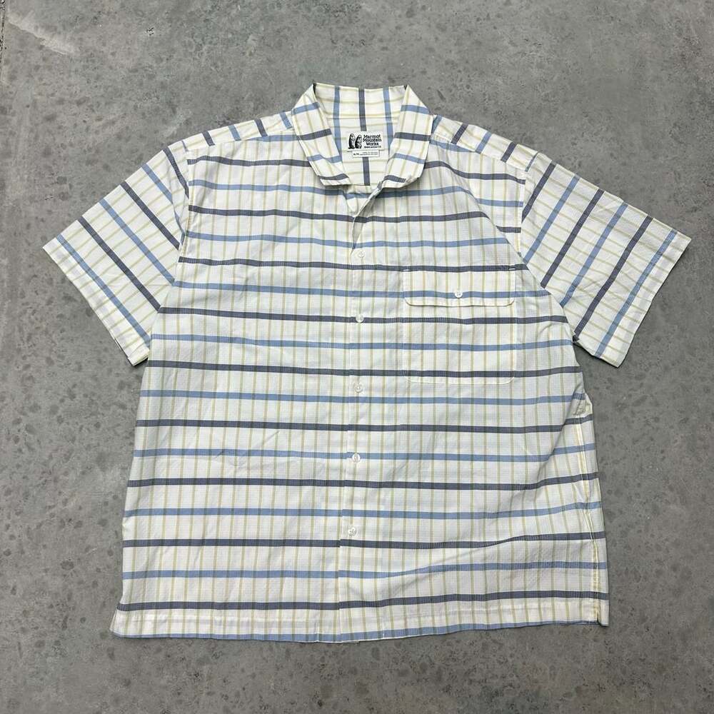 Marmot Mountain Works Short Sleeve Plaid Shirt - XL